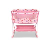 ANIVIA Mobili da letto per bambole, 2 funzioni, oscillano insieme per bambole da 45,7 cm, culla con fondo
