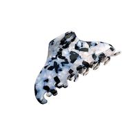 Aniyan Fermaglio per capelli da donna - Grande clip in acetato, durevole e antiscivolo, elegante accessorio per capelli spessi e fini nella vita di tutti i giorni (bianco e nero)