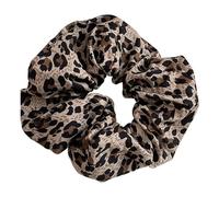 Aniyan Scrunchies - 4 elastici per capelli da donna, motivo leopardato, per capelli spessi, motivo leopardato (marrone chiaro)