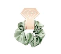 Aniyan Scrunchies - Set di elastici per capelli da donna, in raso, di alta qualità, elastici per capelli per coda di cavallo, in raso premium Invisibobble Scrunchie, pezzo verde