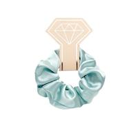 Aniyan Scrunchies - Set di elastici per capelli da donna, in raso, di alta qualità, elastici per capelli per coda di cavallo, in raso premium Invisibobble Scrunchie, pezzo verde blu