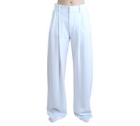 Aniye By pantaloni a palazzo con pinces bianco M
