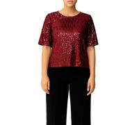 Aniye By top Lulù con paillettes bordeaux L