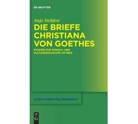 Anja Stehfest Die Briefe Christiana Von Goethes (Copertina rigida)