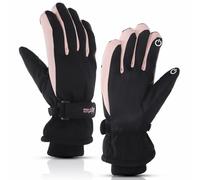 Anjetan Guanti Sci Donna Guanti Invernali Caldi Impermeabili Antivento con Touchscreen Funzione Per Snowboard Bici Motoslitta Alpinismo Trekking