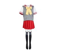 Anjinguang Anime Inui Sajuna Cosplay Costume Inui Sajuna Cosplay Sailor Gonna Rossa Uniforme Scuola Abito Anime Abiti di Halloween