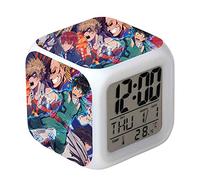 Anjinguang Anime My Hero Academia Sveglia - Colorato personaggio dei cartoni animati LED Night Light - Regalo per bambini