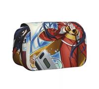 Anjinguang BSD - Astuccio anime Nakahara Chuuya/Dazai Osamu, astuccio con stampa di cartoni animati, grande capacità, doppio strato, con cerniera, scatola per matite per studenti, idea regalo, Tipo 1