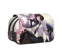 Anjinguang BSD - Astuccio anime Nakahara Chuuya/Dazai Osamu, astuccio con stampa di cartoni animati, grande capacità, doppio strato, con cerniera, scatola per matite per studenti, idea regalo, Tipo 6