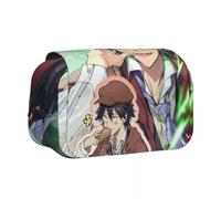 Anjinguang BSD - Astuccio anime Nakahara Chuuya/Dazai Osamu, astuccio con stampa di cartoni animati, grande capacità, doppio strato, con cerniera, scatola per matite per studenti, idea regalo, Tipo 8