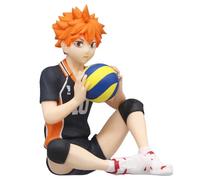 Anjinguang Haikyuu Figura Hinata Syouyou Statua Figura Modello 12 cm Haikyuu!!! Figurine da collezione in PVC seduto posa scultura ornamento da scrivania