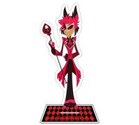 Anjinguang Hazbin Hotel - Statuetta in acrilico da 16 cm, con statuetta di Alastor, angelo polvere, statuetta in acrilico per esporre decorazioni, regali da collezione