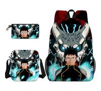 Anjinguang Kafka Hibino - Set di 3 zaini, motivo: anime, Kikoru Shinomiya/Soshiro Hoshina, con borsa a tracolla singola e astuccio, borsa per libri da viaggio per studenti, Tipo 9, Taglia unica, Set