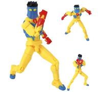Anjinguang Mark Grayson Figura Omni Man/Atom Eve/Oliver Grayson Anime Figure Articolazioni Mobili Modello con Accessori Intercambiabili Decorazione Desktop Collezionismo 13,5 CM