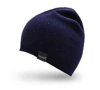 AnJuHoPa Berretto Invernale Lavorato a Maglia con Strass Leggero e Caldo Cappello Navy