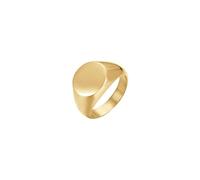 ANK357 Anello da donna in acciaio dorato sigillo Luca Barra -10% Sconto
