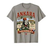 Ankara Turchia Capitale Mondiale del Biliardo - Vintage Mascot Maglietta
