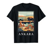 Ankara Turchia, Orizzonte, anitkabir, Storico, Città, Paesaggio Maglietta