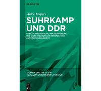 Anke Jaspers Suhrkamp und DDR (Copertina rigida)