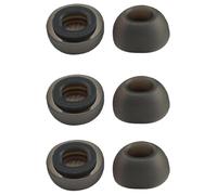 Anker, 3 paia di gommini di ricambio compatibili con Soundcore P40i by Anker, in silicone, accessori, XS/S/M/L (nero, L)