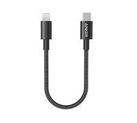 Anker 331 Cavo da USB-C a Lightning, Nuovo cavo USB-C in nylon (30 cm), Compatibile con iPhone 13 13 Pro 12 Pro Max 12 11 X XS XR 8 Plus, AirPods Pro, Supporto Power Delivery (Nero)