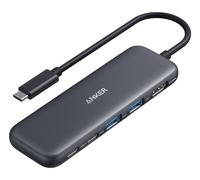 Anker 332 Hub USB C 5 in 1, Adattatore Type C con Display HDMI 4K, Porta dati da 5 Gbps e 2 Porte USB-A per MacBook Pro, Air, Dell XPS, Lenovo Thinkpad, Laptop HP Altro (Nero)