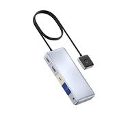 Anker 554 USB C Docking Station, interruttore KVM per 2 Laptop, doppio monitor 4K, HDMI e DisplayPort, 100 W max PD, USB 3.0, audio per Laptop Lenovo, MacBook, iPad, Steam Deck e altro