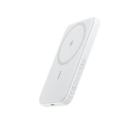 Anker 621 Magnetic Power Bank Magsafe(MagGo), Magnetico da 5000 mAh con Cavo USB-C, Compatibile Solo con iPhone 17 Pro Max/Serie 16-12(bianco)