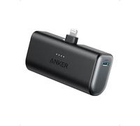 Anker 621 Power Bank con Connettore Lightning Integrato, Caricabatterie Portatile Wireless da 12W Certificato MFi 5000 mAh, Compatibile con iPhone 14/Pro/Plus/Pro Max, iPhone 13 e serie 12(Nero)