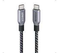 Anker Prime da USB C a USB C Cavo 240W 1,8m, Ricarica Rapida e Resistente | Nylon Intrecciato con Materiali Riciclati, per iPhone 16/16 Pro/16 Pro Max/16 Plus, MacBook, iPad, Galaxy S24, e Altri.