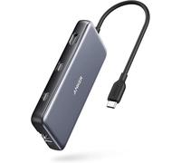 Anker Adattatore PowerExpand 8 in 1, 100 W Power Delivery, 4 K 60 Hz, HDMI, 10 Gbps USB-C e 2 porte USB A, porta Ethernet, micro SD e SD, per MacBook Pro e altro