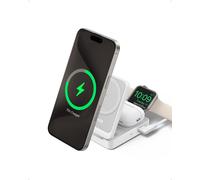 Anker B2557321 Caricabatterie per dispositivi mobili Cuffie Auricolare Smartphone Orologio intelligente Bianco AC Carica wirele NEW