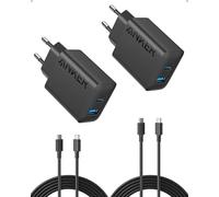 Anker Caricatore iPhone 20W USB C (2 pack), rapido da parete