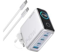Anker caricatore USB-C 140W adattatore GaN rapido a 4 porte