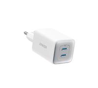 Anker Caricatore USB C 47 W, caricatore 523 (Nano 3), compatto con 2 porte GaN caricatore rapido per iPhone 16/16 Plus/16 Pro Max/15/14/13/12, Galaxy, Pixel 4/3, iPad/iPad Mini (cavo non incluso)