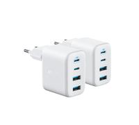 Anker Caricatore USB C 50W, Adattatore a 4 Porte Potente | 2 USB C e 2 USB A, Design Compatto e Stabile, per iPhone 17 Pro Max/Serie 16-12, MacBook, iPad, Pixel.