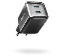 Anker Caricatore USB C 521 Nano Pro, compatto 40 W PIQ 3.0 a doppia porta USB-C compatibile con iPhone 15/14/13/12 serie, iPad Mini, MacBook Air e altro ancora, Black Ice
