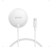 Anker Caricatore Wireless iPhone Magnetico 15W, Certificato Qi2 | Ricarica Wireless Compatibile con MagSafe, per iPhone 17 Pro Max/Serie 16-12, AirPods e Altri (Adattatore Non Incluso).