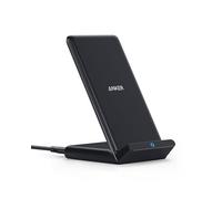 Anker Caricatore Wireless iPhone PowerWave Pad Qi da 7,5W per iPhone 16/15/14/13/12 Plus Pro Max/AirPods, Ricarica Rapida da 10W per Galaxy S23/S22/S21/Note 10/Note 9 (senza adatt. CA)