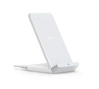 Anker Caricatore Wireless iPhone PowerWave Stand 10W | Caricabatterie wireless compatibile con iPhone 16/15/14, ricarica rapida per Galaxy S10/S9/S9+/S8/S8+/Edge S7/Note 8