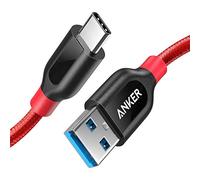 Anker Cavo da USB-C a USB 3.0 A [doppio strato esterno in nylon] PowerLine+ (90 cm), garanzia a vita, cavo premium per Samsung Galaxy Note 8, S8, S9, MacBook, Sony XZ, LG V20, G5, G6, HTC 10