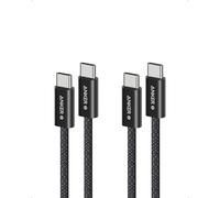 Anker Cavo da USB C a USB C, 240W Ricarica Rapida, Confezione da 2 | Resistente allo Sporco, Connettore Sottile, per iPhone 16/15 ProMax Plus, MacBook/iPad/Galaxy S24