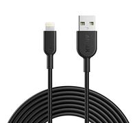 Anker cavo lightning, PowerLine II cavo di ricarica iPhone, certificato MFi per iPhone 13/12/11/Pro/XS/XS Max/XR/X/8/8 Plus/7/7 Plus/6s/6/6 Plus (nero, 3 m)