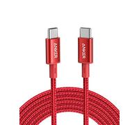 Anker Cavo USB C, 100W 333 Cavo Type C, Potenza di Ricarica Rapida Adatta per iPhone 16, 16 Plus, 16 Pro, 16 15 Pro Max, MacBook Pro 2024, iPad Pro 2024/ Air 4, Galaxy S21, Pixel, Switch(3m, Rosso)