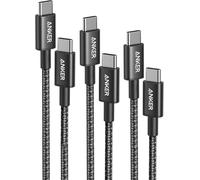 Anker Cavo USB C, 100W 333 Cavo USB Type-c, Potenza di Ricarica Rapida adatta per iPhone 17/17 Plus/17 Pro/17 Pro MaxMacBook Pro 2024, iPad Pro 2024, iPad Air 4, Galaxy S21, Pixel, Switch (1m+1,8m+3m)