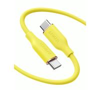 Anker Cavo USB C, cavo di flusso di tipo C da 100 W, ricarica rapida per iPhone serie 17, MacBook Pro 2020 e altri (USB 2.0, 1,8 m, giallo)