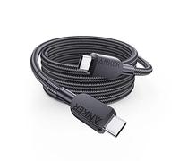 Anker Cavo USB C da 240W, cavo di ricarica in nylon tipo C doppia treccia