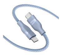 Anker Cavo USB-C di Ricarica Veloce 240W, Design Intrecciato e Riciclato, per iPhone 16/16 pro/16 Plus/16 pro Max, MacBook pro, iPad pro, iPad Air 4, Galaxy S23 e Altro Ancora(1,8m, Blu)