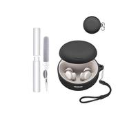 Anker - Custodia in silicone per Soundcore Sleep A30 by Anker Open Ear, resistente agli urti, impermeabile, morbida e durevole, con cordino, portachiavi e strumento di pulizia, colore: Nero
