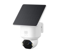 eufy SoloCam E42, Telecamera Wireless 4K, Alimentazione a Energia Solare, Monitoraggio Movimenti AI, Luce Stroboscopica, Pan & Tilt, Riconoscimento Facciale, Fino a 16 TB, Compatibile con Smart Home